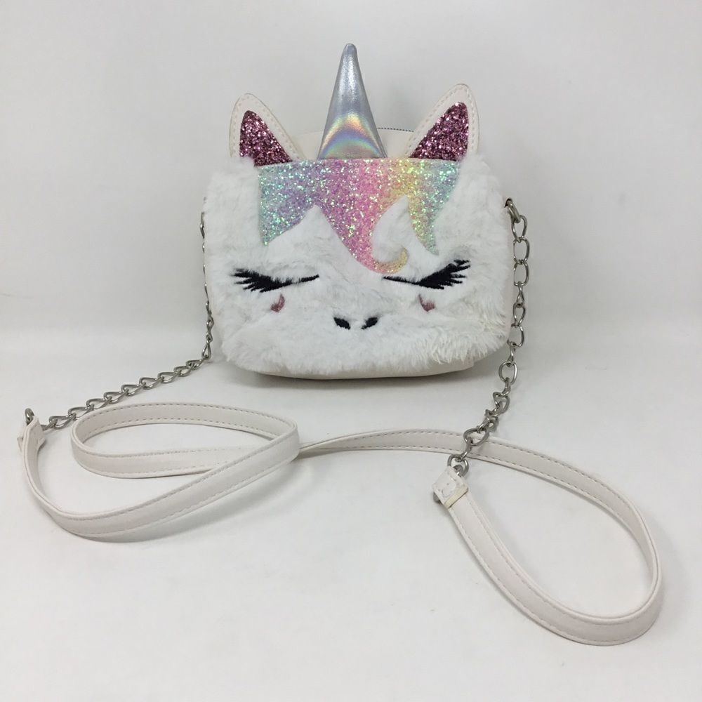 OMG Miss Gwen Plush Unicorn Crossbody Bag (UC1)
